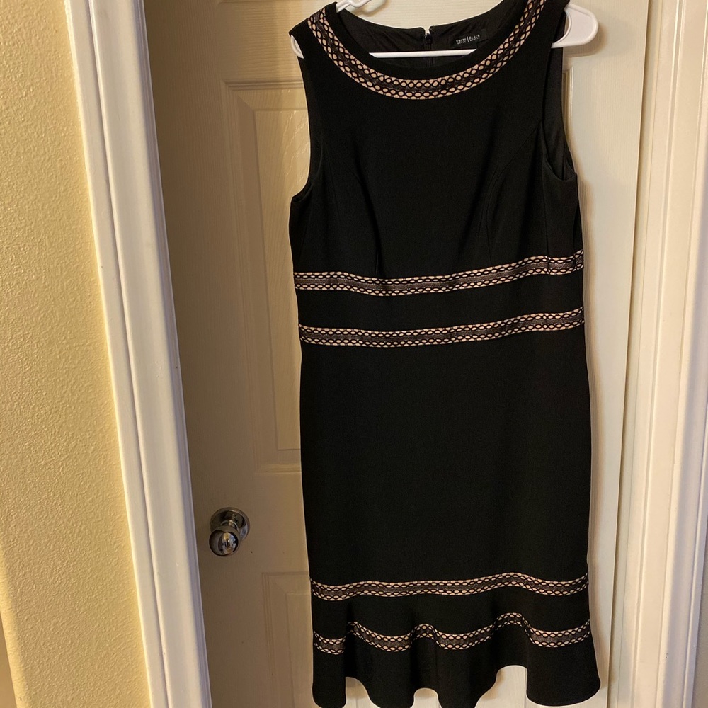 White Black dress